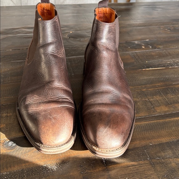 Stockholm Men's Brown Leather Boots 43 - Picture 6 of 6